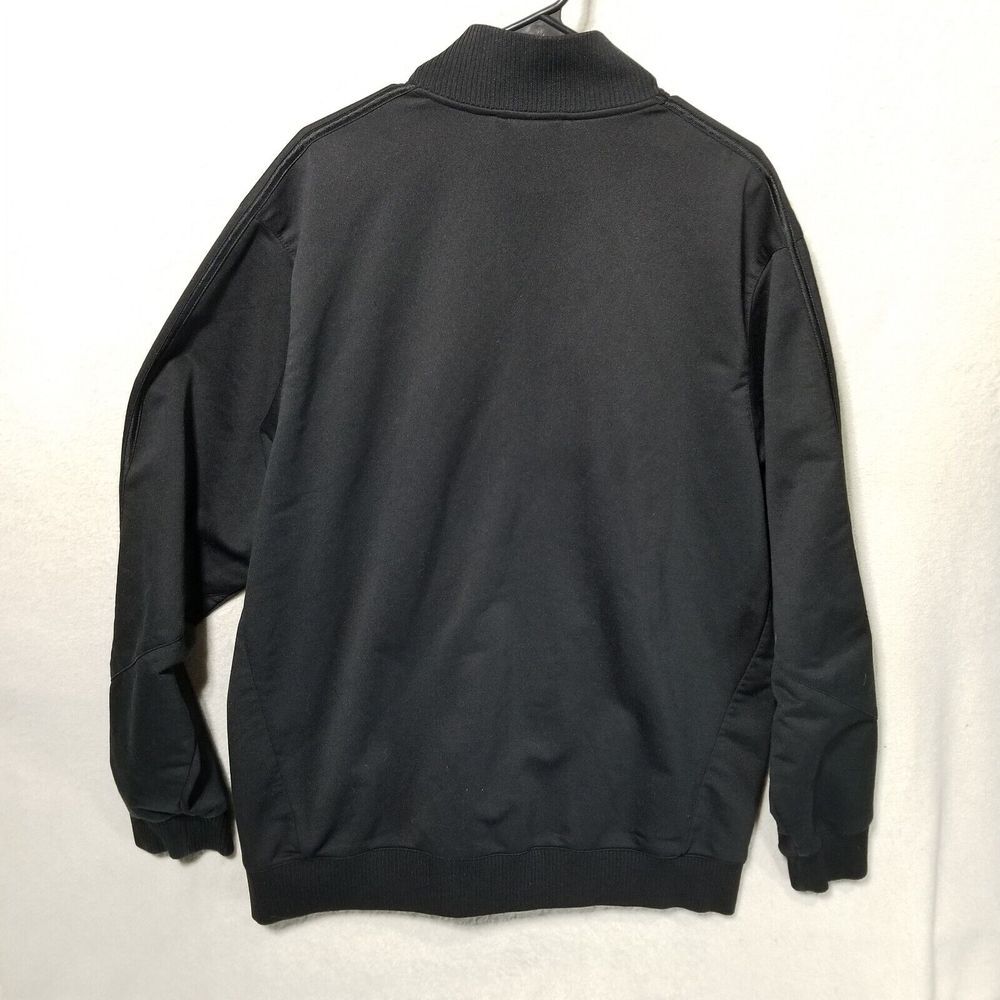 Adidas Track Jacket Men XXL Black On Black Full Zip Kentucky University SEE MEAS - Picture 6 of 16